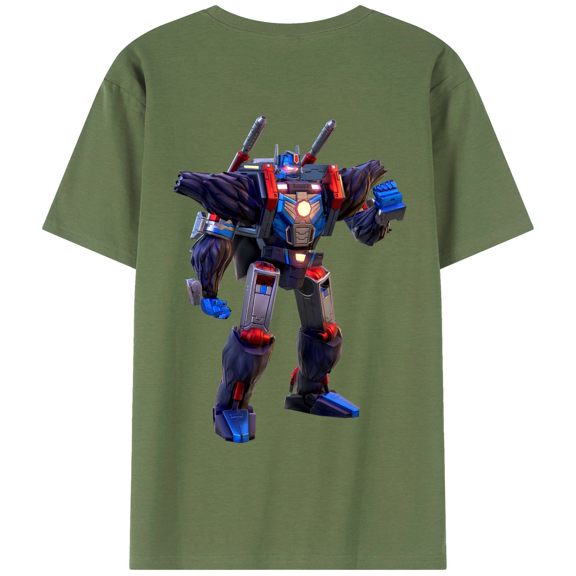 （画像用）  綿100％ メンズ半袖Tシャツ（バックプリント） 通気性